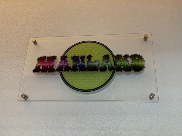 Manland Interior Custom Acrylic Wall Signs in Charlotte, NC