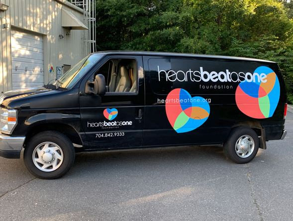 Vehicle wraps for Heartbeatsone in Charlotte, NC