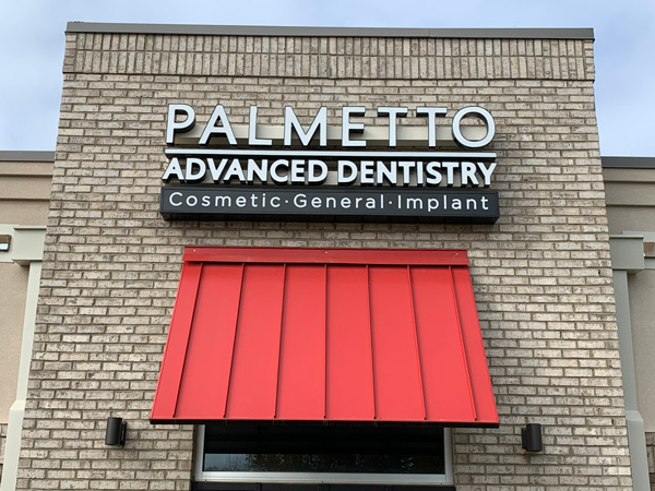 Palmetto dimensional letters made by QC Signs Charlotte, NC