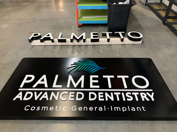 Palmetto Sign Pre-Installation Process at QC Signs Charlotte