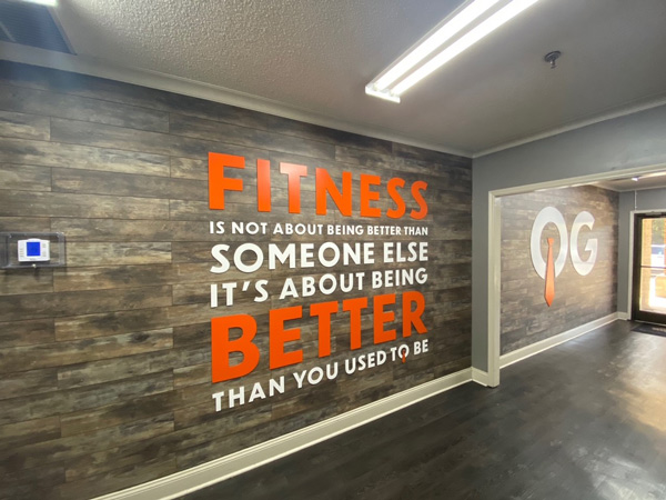 Office wall graphics by QC Signs & Graphics in Charlotte, NC