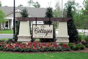 The cottage outdoor signage