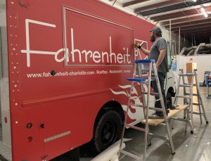 Fahrenhhiet Truck graphics & wraps