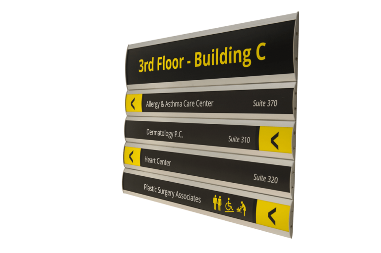 Custom building directory signage in Charlotte, NC