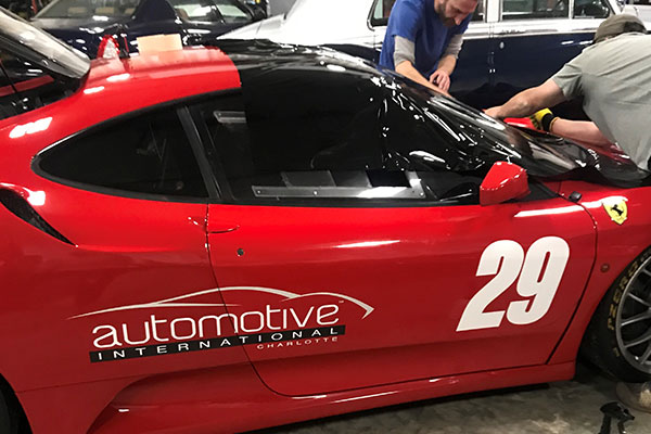 Full vehicle wraps for Automotive International in Charlotte, NC