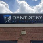 Dentistry custom exterior sign made by QC Signs & Graphics