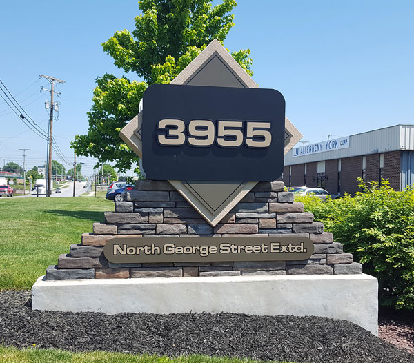 Commercial monument signage by QC Signs Charlotte