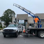 Outdoor sign installation by QC Signs & Graphics in Charlotte, NC