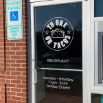 TuOneOh TACOS Exterior Door Signs by QC Signs Charlotte