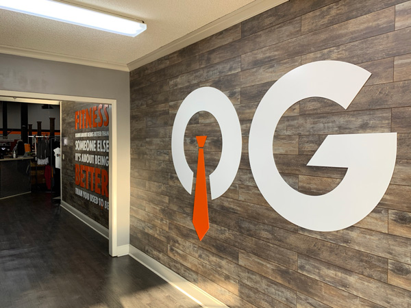 Interior acrylic office signs by QC Signs & Graphics in Charlotte, NC