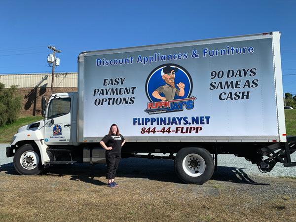 Flippinjays Commercial Truck Wraps by QC Signs Charlotte, NC