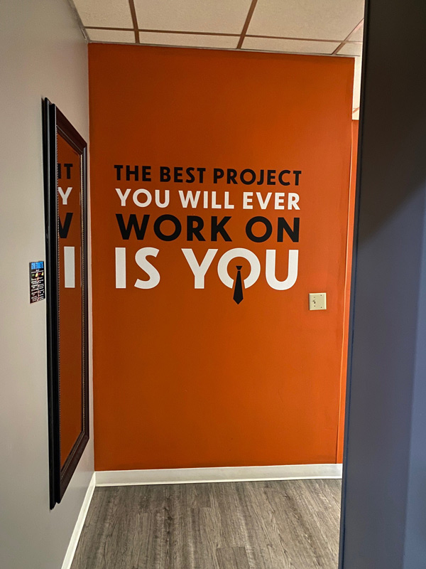 Office wall graphics by QC Signs Charlotte