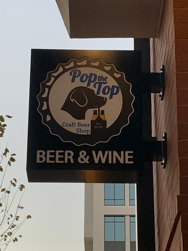 Beer & Wine Exterior Blade Signs in Charlotte, NC