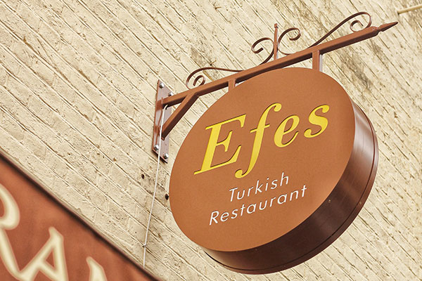 Blade Signage for Efes Business in Charlotte, NC