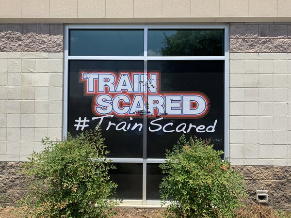 Train Scared Window Graphics in Charlotte, NC