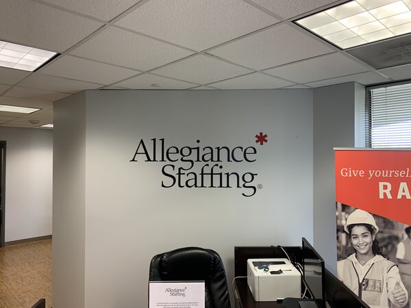 Allegiance Staffing Office Wall Signs