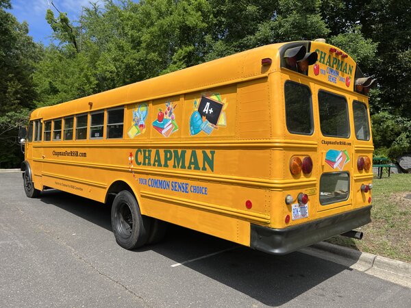 School Bus Wrap by QC Signs & Graphics in Charlotte, NC