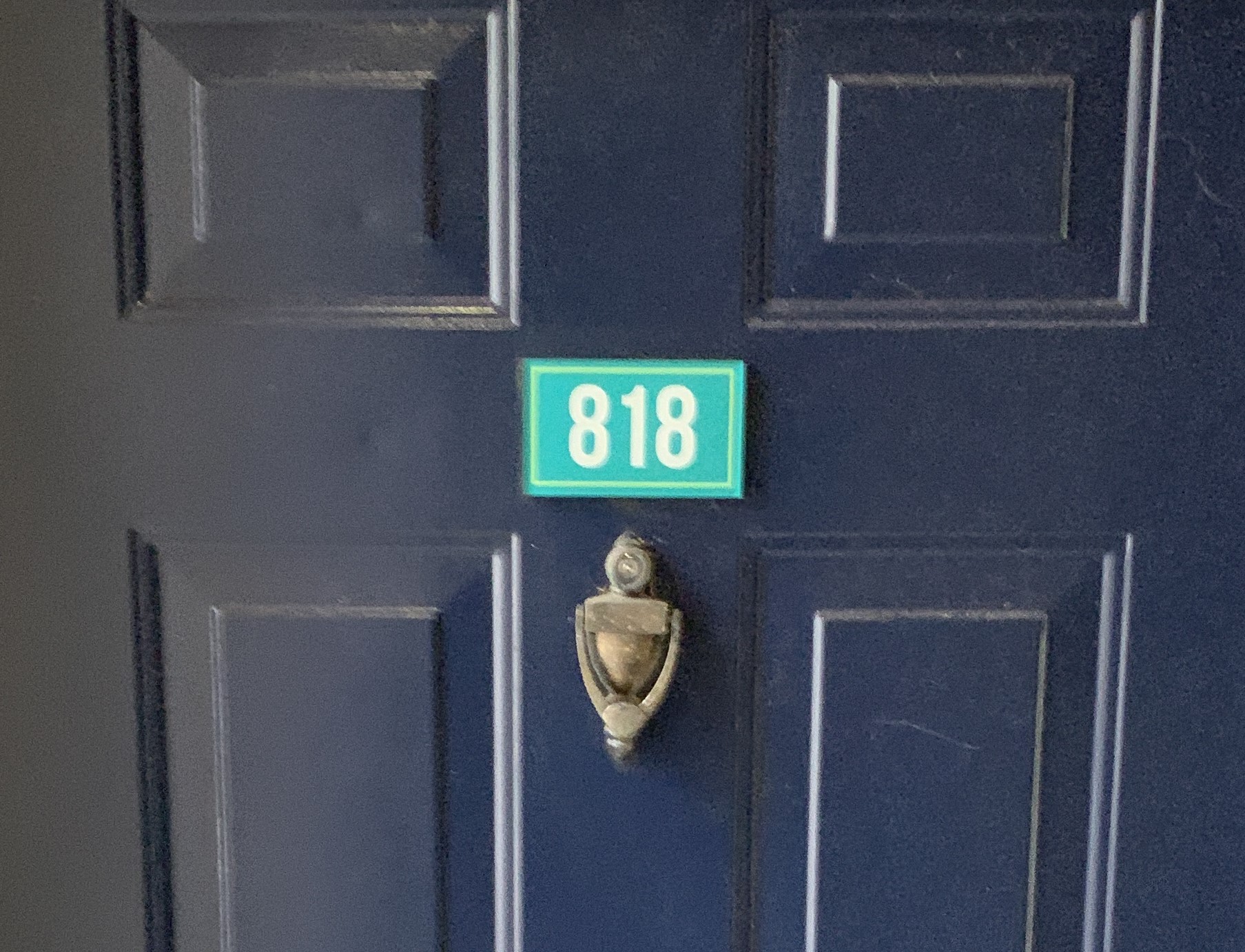 Custom aprtment door sign in Charlotte, NC