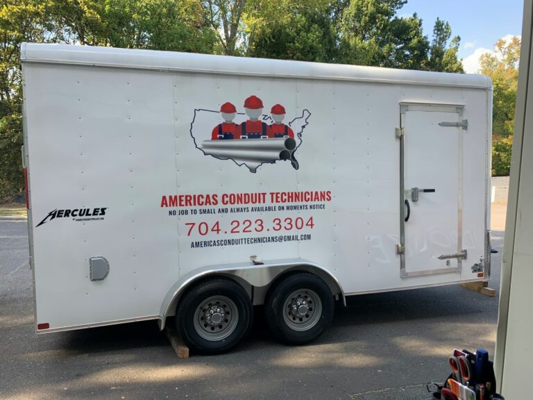 Americas Conduit Technicians Full Wrapped Truck