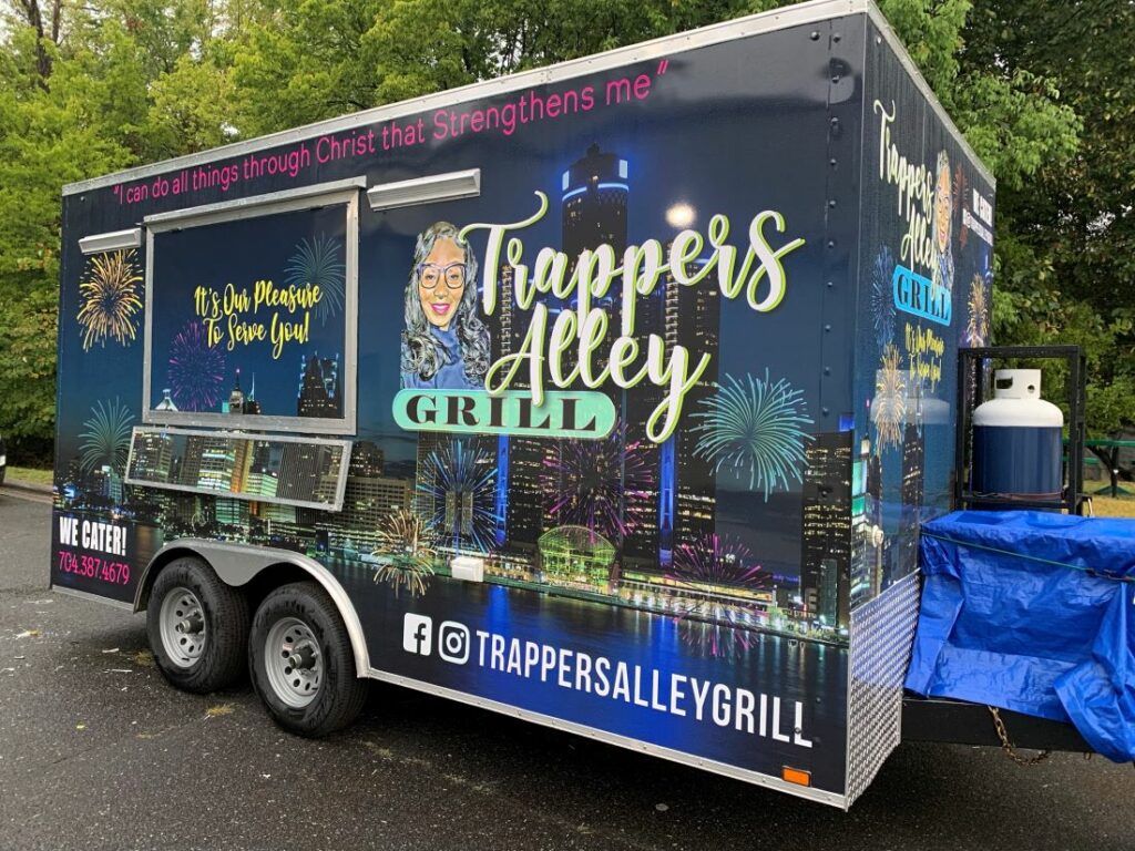 Trappers Ally Truck Wrap Done By QC Signs Charlotte