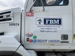 Attractive truck wrap for FBM in Charlotte, NC